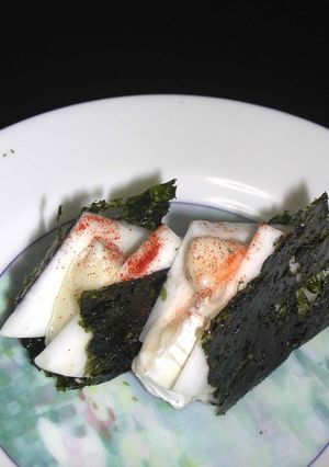 かぶのカマンベールはさみ・韓国海苔巻き-レシピのメイン写真