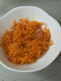 人参と明太子の炒め物~~♪-レシピのメイン写真