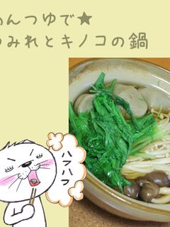 めんつゆで★つみれとキノコの鍋-レシピのメイン写真