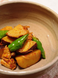 鶏とさつま芋の韓国風煮物-レシピのメイン写真