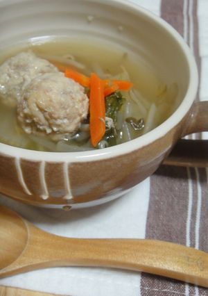 中華風あったか肉だんごSOUP★-レシピのメイン写真