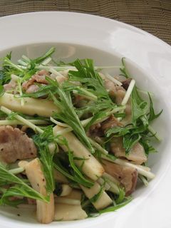 長いもと豚肉のホットサラダ-レシピのメイン写真