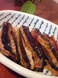 茄子とベーコンの生姜焼き-レシピのメイン写真