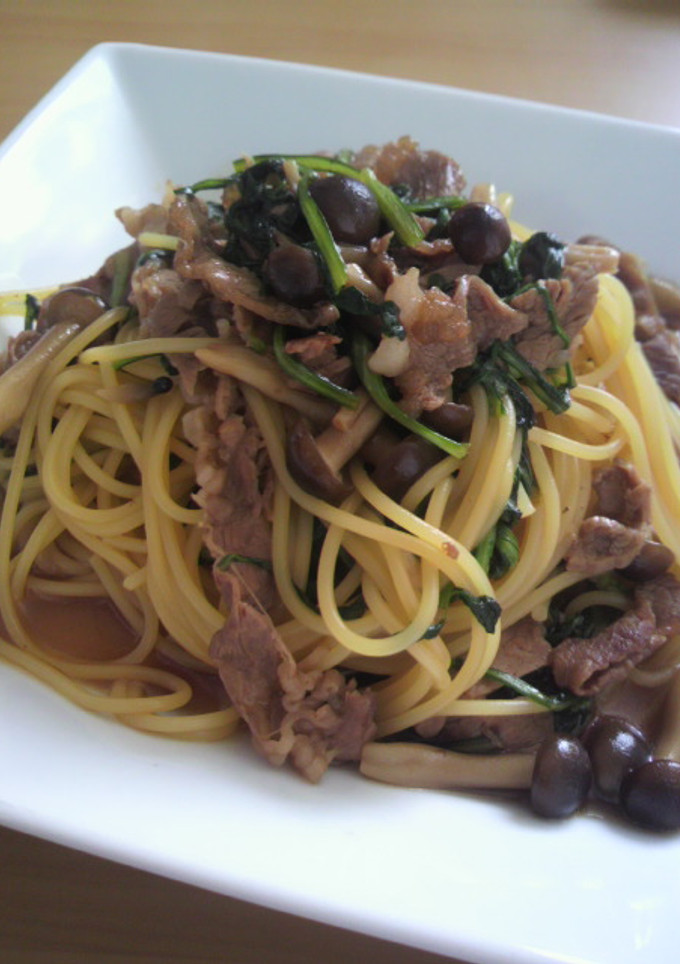 すき焼きのタレで和風パスタ-レシピのメイン写真