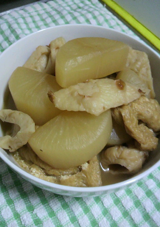 大根とちくわとお揚げのおでん風煮物-レシピのメイン写真