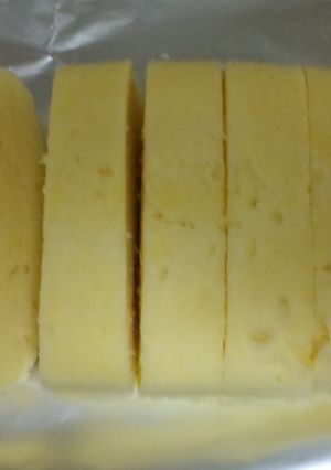 ルクエでスフレチーズケーキ風♪-レシピのメイン写真