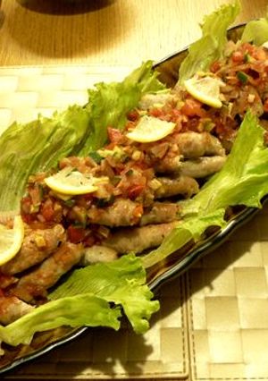 ヘルシー豚肉の野菜巻き・サルサソースで-レシピのメイン写真