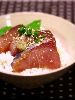ハマチの漬け丼-レシピのメイン写真