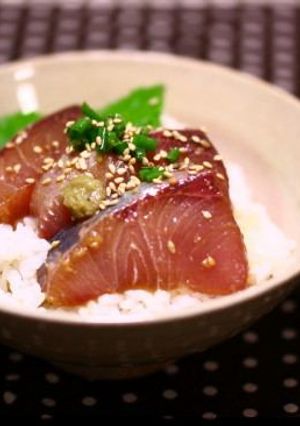 ハマチの漬け丼-レシピのメイン写真