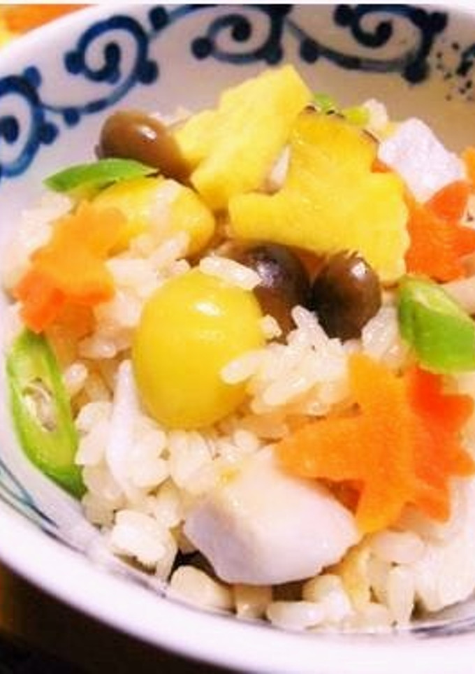 秋の炊き込みご飯-レシピのメイン写真
