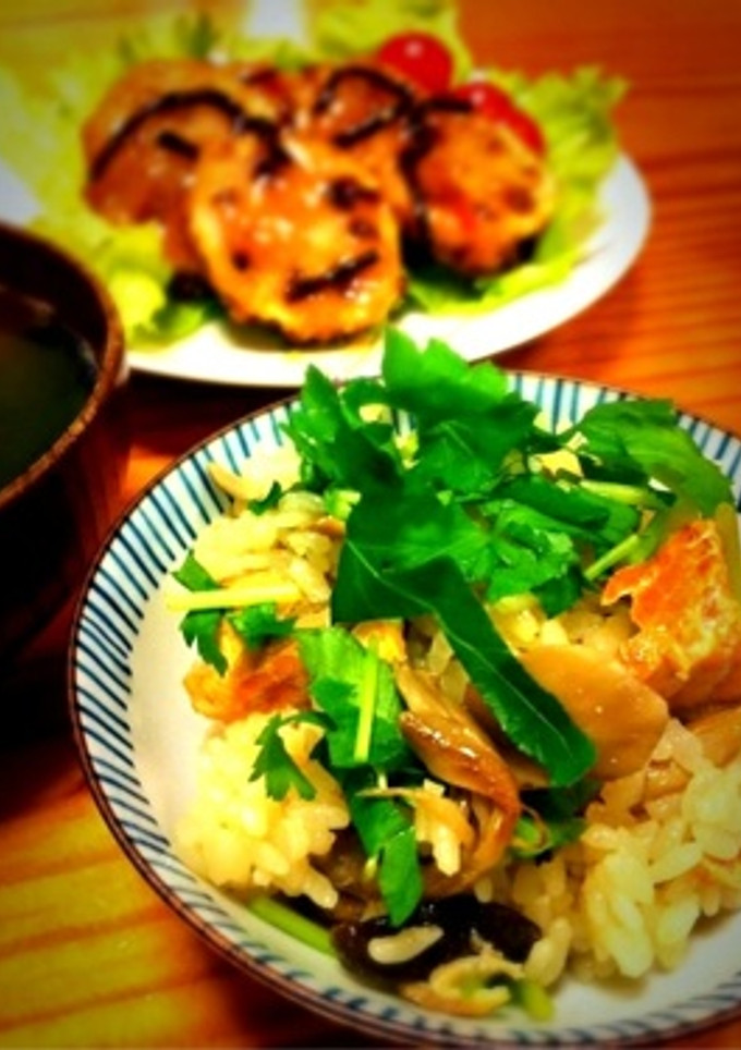 簡単！秋鮭とキノコの炊き込みご飯-レシピのメイン写真