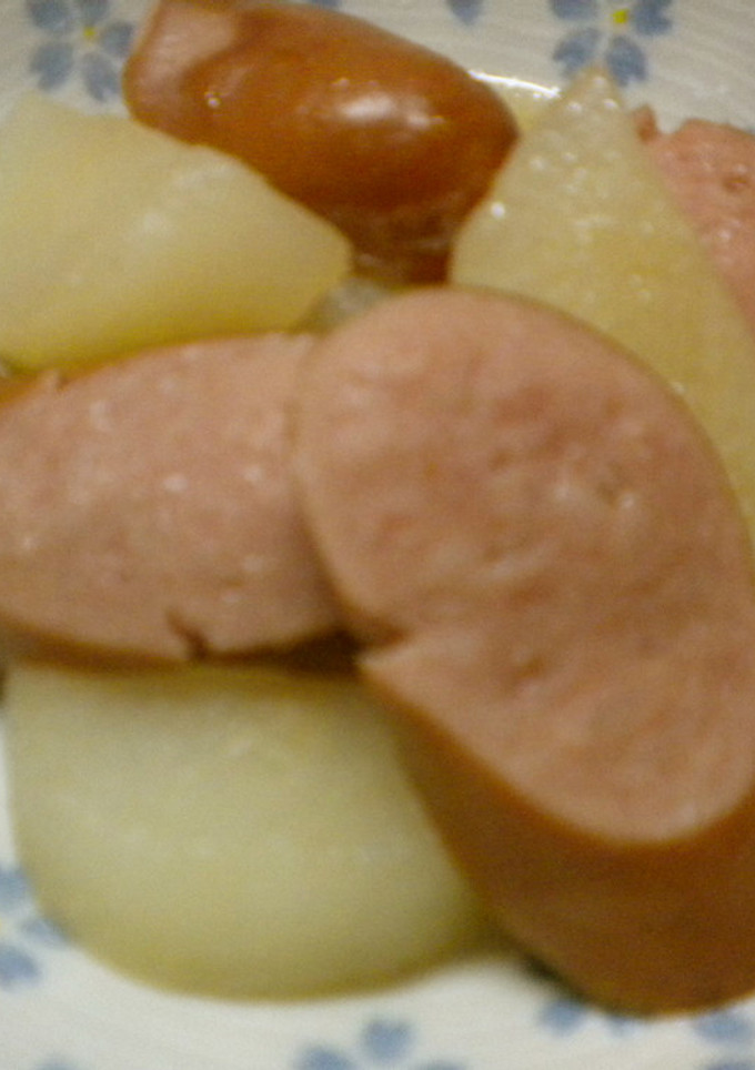 大根とフランクソーセージの洋風煮物-レシピのメイン写真