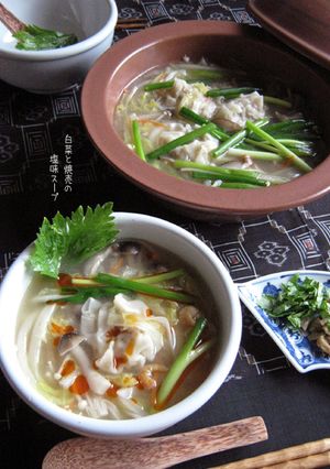 焼売とろり。【白菜の食べる塩味スープ】-レシピのメイン写真