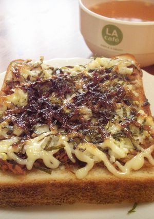 まぐろフレークのトースト-レシピのメイン写真