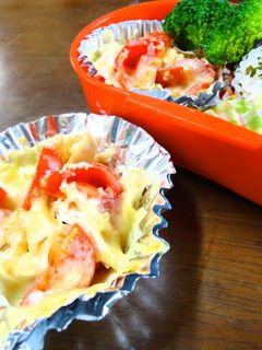 ささみとトマトのチーズ焼き-レシピのメイン写真