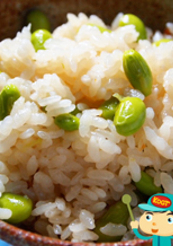 ほっこり香ばしいのよ！枝豆ご飯-レシピのメイン写真