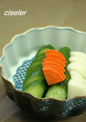 野菜の簡単ビール漬け（糠の浅漬け風）-レシピのメイン写真