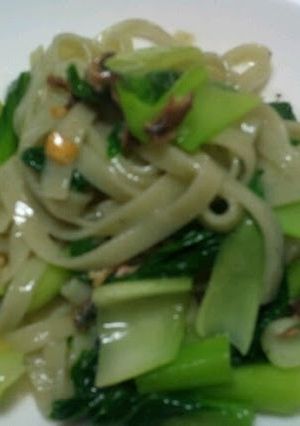 アンチョビとチンゲン菜のパスタ-レシピのメイン写真