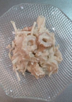 キャベツとちくわの豆腐和え♪-レシピのメイン写真