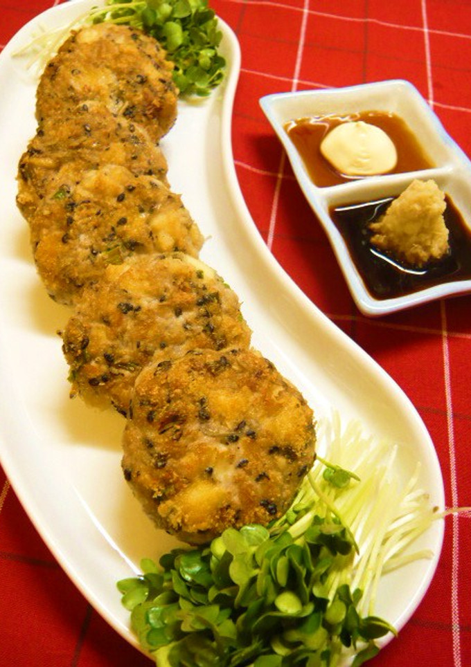 くるみたっぷり♪お豆腐の揚げ焼き-レシピのメイン写真
