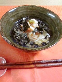 簡単!ホタテ缶でお茶漬け-レシピのメイン写真