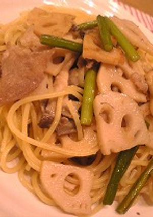 生姜風味の和風パスタ-レシピのメイン写真