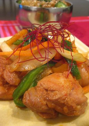 韓国ごはん！鶏もも肉で☆ダッカルビ☆-レシピのメイン写真
