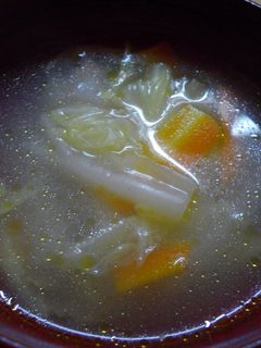 白菜とハムのスープ-レシピのメイン写真