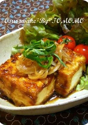 甘辛豆腐ステーキ♪-レシピのメイン写真