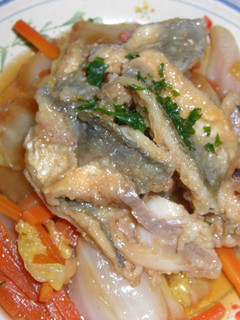 アジと白菜のカレーマリネ-レシピのメイン写真