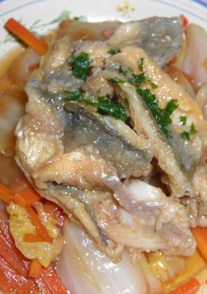 アジと白菜のカレーマリネ-レシピのメイン写真