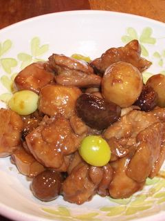 鶏肉と里芋と甘栗の煮物-レシピのメイン写真