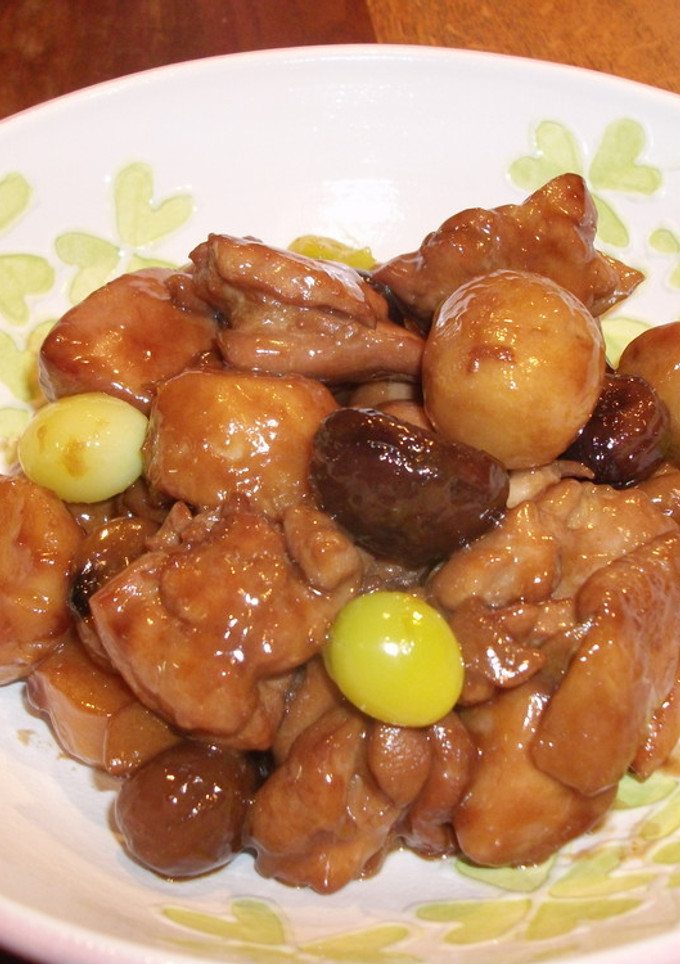 鶏肉と里芋と甘栗の煮物-レシピのメイン写真