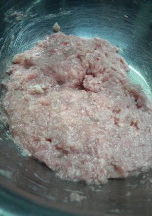 豆腐ハンバーグのタネ。。。ふわふわです-レシピのメイン写真