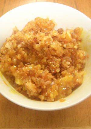 チキンライスの卵かけ風-レシピのメイン写真