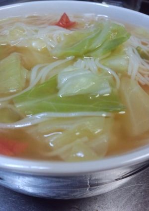 キャベツのトロトロにゅうめん-レシピのメイン写真