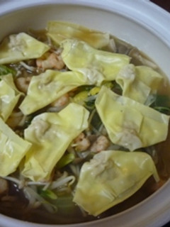 ワンタン鍋-レシピのメイン写真