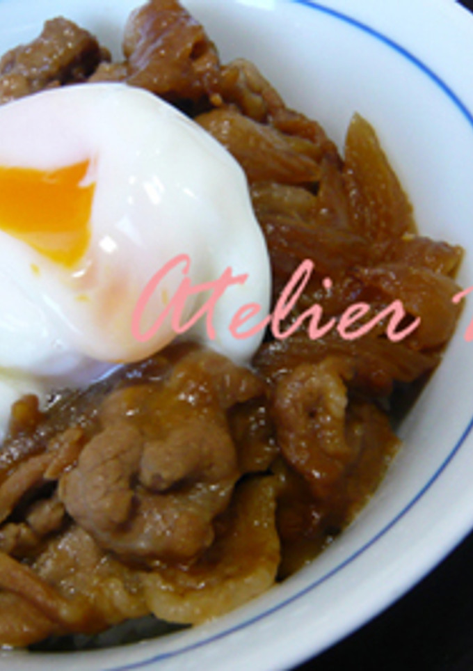 豚こま肉のしょうが焼き風☆豚丼-レシピのメイン写真