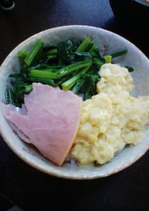 朝ごはん♪レンジで作るトロトロ卵どーん-レシピのメイン写真
