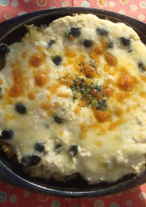 ◉お豆腐さんと黒豆さんのカレードリア◉-レシピのメイン写真