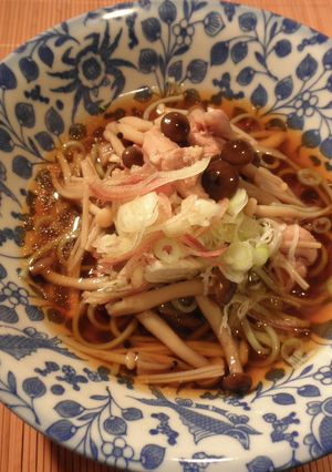 「海草美人」の温か麺-レシピのメイン写真