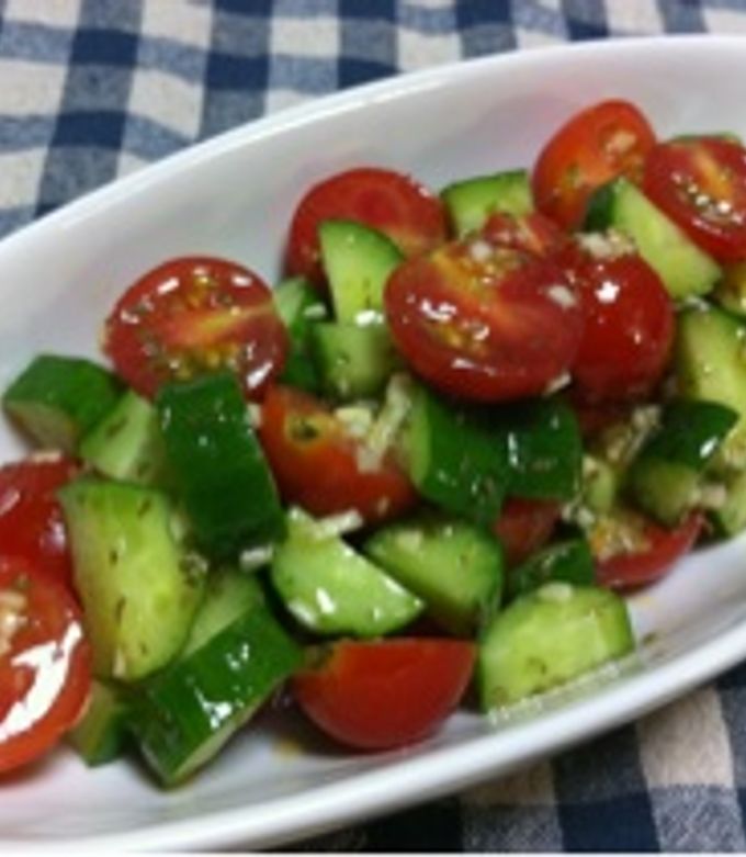 キュウリ☆トマトの簡単イタリアンサラダ by ココニコDX