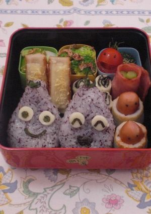 キャラ弁★なすくん-レシピのメイン写真