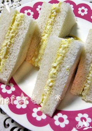 ღ美味し過ぎる玉子サンドウィッチღ-レシピのメイン写真
