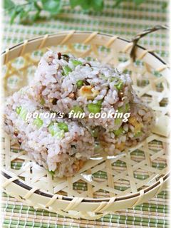 ✿胡桃・野沢菜・ちりめん山椒の混ぜご飯✿-レシピのメイン写真