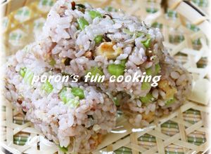 ✿胡桃・野沢菜・ちりめん山椒の混ぜご飯✿-レシピのメイン写真