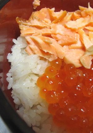 簡単★プチ鮭親子丼-レシピのメイン写真