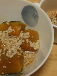 かぼちゃのそぼろあんかけ-レシピのメイン写真