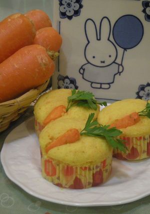 にんじんたっぷり＊カップケーキ-レシピのメイン写真