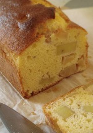 さつまいもとりんごの、秋色パウンドケーキ-レシピのメイン写真